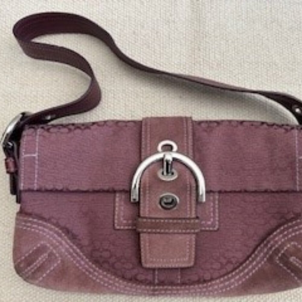 COACH Soho Mini Signature Bag - Lavender